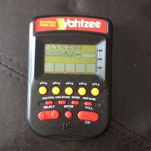 COPY - Yahtzee Electronic Hand-Held Game 1995